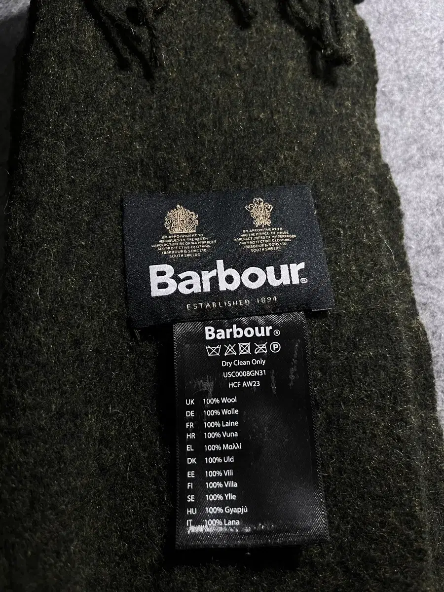 바버 목도리(Barbour 머플러)